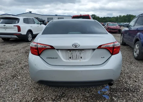 2014 Toyota Corolla L z USA, uszkodzony, nr VIN 2T1BURHE8EC040521